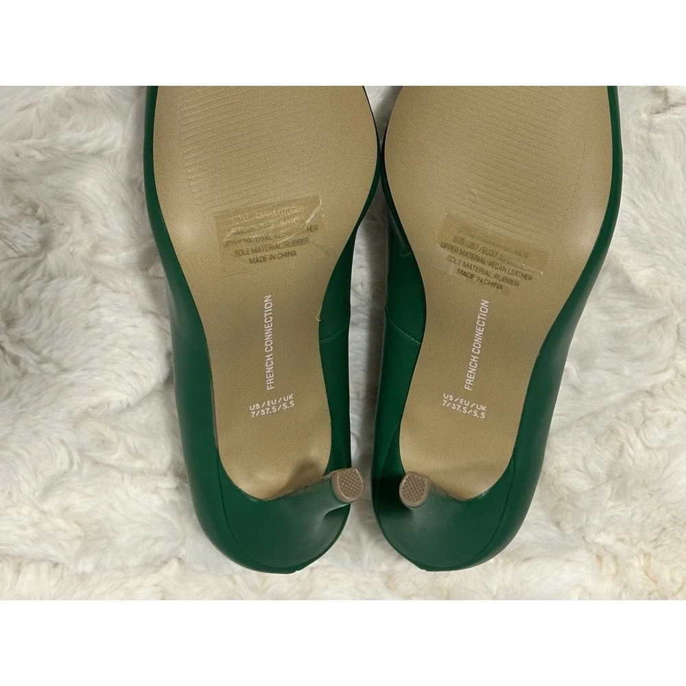 French Connection Womens Sierra Pointed Toe Comfortable Pumps‎ Green Size 7 NWB - Picture 9 of 11